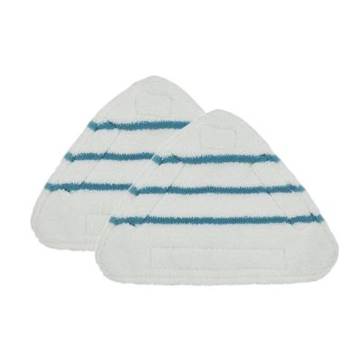 ZKKNPZHX Fiber mop2Pcs Steam Mop Replacement Pads Triangle Washable Cloth Microfiber Steam Mop Pads Mop Pad Steam Mop Replacement
