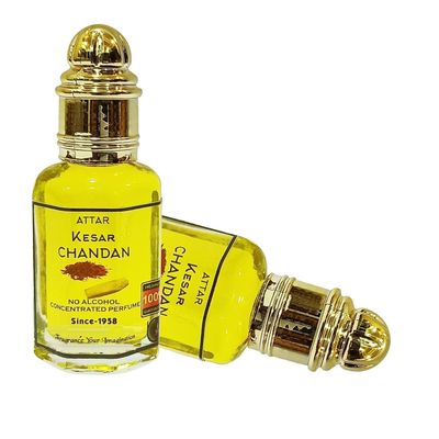 100% Natural Kesar Chandan - 0.40Fl Oz / 12ml, Pack of 1