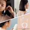 TIENFOKOTA 4 PCS Ear Clips Single-Sided Soft Silicone 2mm Plug (White) view 4