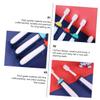 IWOWHERO 3pcs Cartoon Toothbrush with Ultra-fine Bristles for Mild Teeth Cleaning Soft Bristle Oral Care Tools for Boys and Ages and Blue Yellow Red Handles view 4