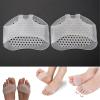 1 Pair Silicone Honeycomb Forefoot Pads - Gel Insoles for High Heel Pain Relief & Comfort, Breathable Foot Cushions(White) view 4