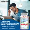 2 Pack Liposomal Magnesium Chioride Gummies 2000mg with Calcium, Vitamin D3, B12, Zinc, L-Theanine, CoQ10 | Proprietary Blend for Stress Relief, Heart & Muscle,Immune, Energy & Relaxation Support view 3