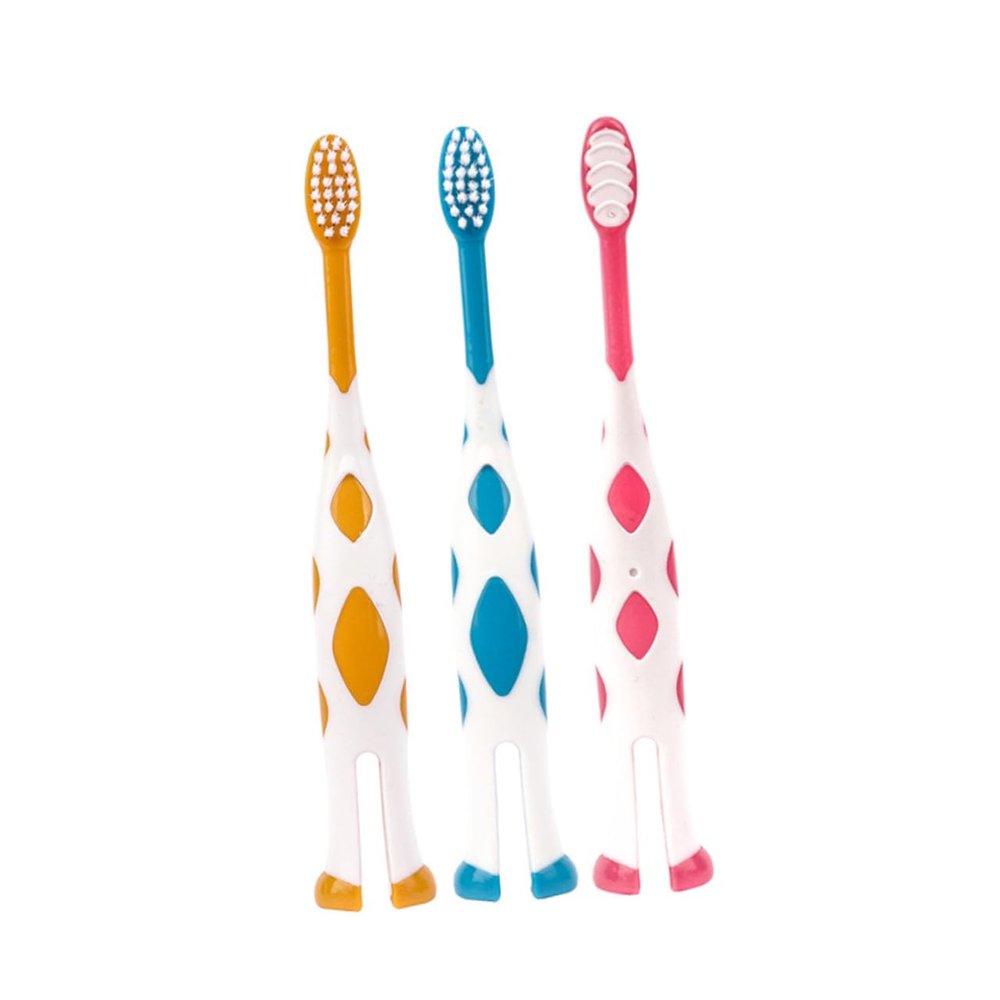 IWOWHERO 6pcs Soft Bristle Toothbrush for Ages Non-Slip Comfortable Handle Mild on Teeth and Gums Bathroom Accessories for Oral Care