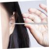 BCOATH Portable Earwax Removal Scoops Stainless Steel Ear Cleaning Tools with Smooth Rounded Tips for Safe Comfortable Ear Canal Cleaning and Dry Oily Wax Removal view 4