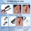 TIENFOKOTA 4 PCS Ear Clips Single-Sided Soft Silicone 2mm Plug (Black) view 3