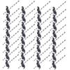 LALADEFIEE 50pcs Black Mustache Paper Straws Party Drinking Supply Beverage Straws for Weddings Birthdays Celebrations Decorative Disposable Juice view 1
