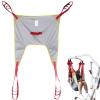 YySXIQ Heavy Duty Patient Transfer Sling, Universal Mesh Lift Aid, Divided Leg Design with Head Support & Commode Opening, Ideal for Disabled & Elderly Care view 1