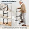 Stair Climbing Aid Cane for Seniors Height & Width Adjustable, Lightweight Portable, Slip-Resistant Sturdy | Fits Standard Steps 300lbs | Stair Aid Cane for Elderly, Sore Knees, &Post-Surgery view 4