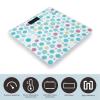 Blue Polka Dot Pattern Weight Scale Digital Electronic Scales Bathroom Scale, Larg LCD Backlight Display, High Precision Measurements,Tempered Glass view 3