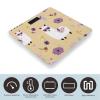 Alpaca and Bee Weight Scale Digital Electronic Scales Bathroom Scale, Larg LCD Backlight Display, High Precision Measurements,Tempered Glass view 3