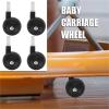 Stroller Wheels Replacement 6/8/10Pcs Walker Wheels Pushchair Roller Replace Baby Stroller Pedal Replacement for Walkers(8pcs) view 2