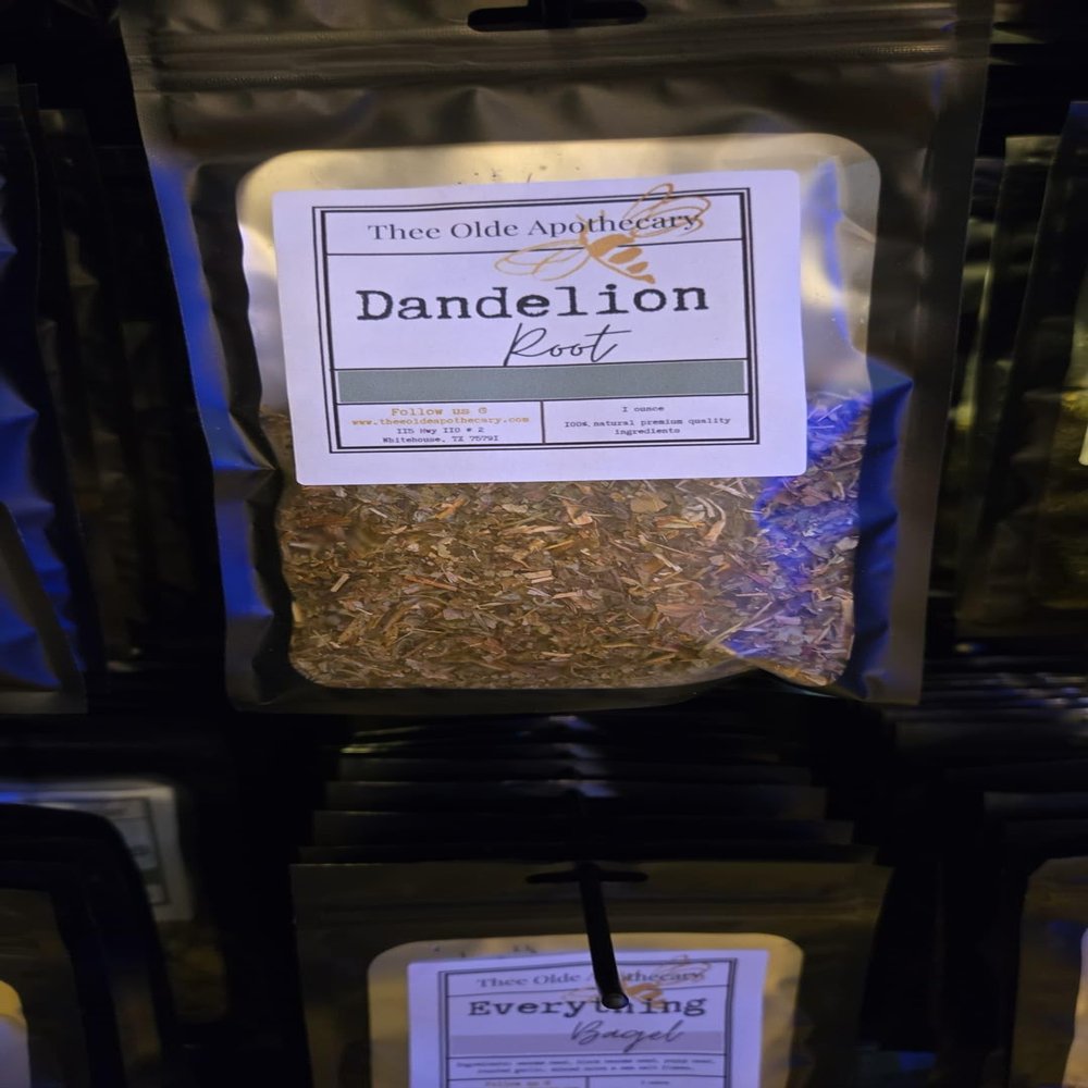 Dandelion Root, Dried Herb, 1 oz, Thee Olde Apothecary