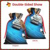 AQRJKHD Christmas Drawstring Gift Bags Xmas Gift Sack with Tag & Tie Magic Electric Guitar Music Wrapping Sacks Pouches Favor Santa Bag for Wrapping Presents Christmas Birthday Party Xmas Party view 3