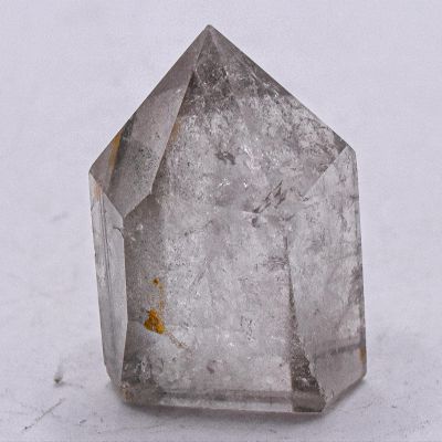 130ct 35mm Clear Quartz w/Green Chlorite Inclsions Point Natural Spakrling Gemstone Crystal Mineral Dcor Specimen - China