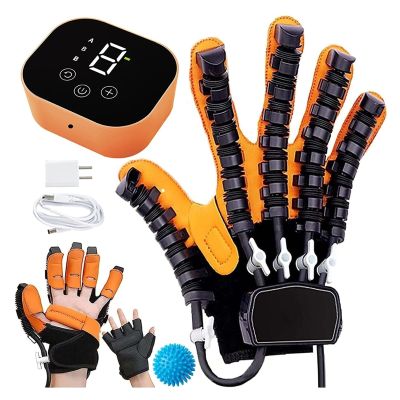 Hand Rehabilitation Gloves for Stroke Recovery, Cerebral Palsy & Hemiplegia - Finger and Therapy Trainer, Portable Exercise Equipment for Left/Right Hand Mobility