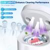 DODOWIN Ultrasonic Retainer Cleaner Machine, 45kHz Cleaning Pod with 200ML Capacity, 2 Modes for Mouth Guard, Night Guard, Aligners, Toothbrush Heads, Jewelry, Fathers Day Gifts for Men Him Dad view 4