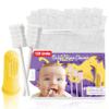 Trueocity Baby Tongue Cleaner Newborn Soft Oral Cleaner for Infants, Gum & Mouth Cleaning for 0-3 Month Babies, Easy to Use and Safe for Daily Hygiene Best Value Pack of 120 Units view 1