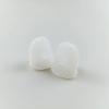 10pcs Finger Tip Covers Cots, Light White Silicone Finger Protectors Gloves Breathable Reusable Fingertip Caps with Air Holes for Dry Skin Fingers Cracking (White, Smal) view 3