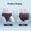 UrinEbhq Wearable Urinals for Men's Pee Jug Silicone Breathable and Leak Proof Ultrathin Urinal Bottle Spill Proof Suitable Standing Use (Men-Gray-M) view 2