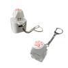 apcans Electronic Puss Grip Perceptual Keychain Permanent Polystyrene Fiddle Button Noise Double Secure Adults Kids Worry Relief Press Sound Ease Keychain view 4