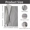 150 Sheets Buffalo Plaid Tissue Paper Gingham Black and White Checkered Tissue Paper Bulk Gift Bags Wrapping Tissue for Christmas DIY Art Craft Wedding Birthday Baby Shower Decor, 14 x 20 Inches view 2