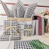 150 Sheets Buffalo Plaid Tissue Paper Gingham Black and White Checkered Tissue Paper Bulk Gift Bags Wrapping Tissue for Christmas DIY Art Craft Wedding Birthday Baby Shower Decor, 14 x 20 Inches view 3