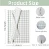 150 Sheets Buffalo Plaid Tissue Paper Gingham Sage Green and White Checkered Tissue Paper Bulk Gift Bags Wrapping Tissue for Christmas DIY Art Craft Wedding Birthday Baby Shower Decor, 14 x 20 Inches view 2