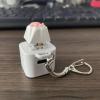 apcans Electronic Puss Grip Perceptual Keychain Permanent Polystyrene Fiddle Button Noise Double Secure Adults Kids Worry Relief Press Sound Ease Keychain view 2