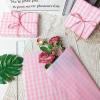 150 Sheets Buffalo Plaid Tissue Paper Gingham Pink and White Checkered Tissue Paper Bulk Gift Bags Wrapping Tissue for Christmas DIY Art Craft Wedding Birthday Baby Shower Decor, 14 x 20 Inches view 4