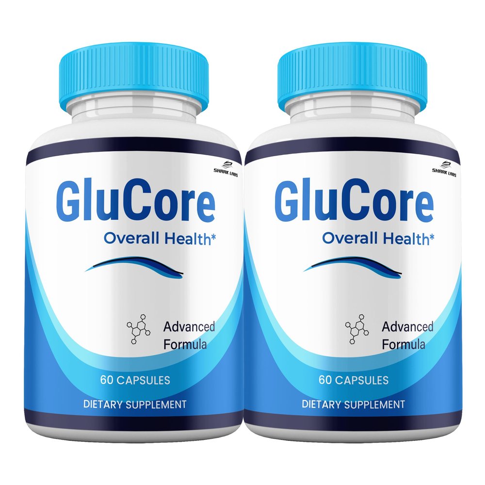 (2 Pack) GluCore Capsules, Advanced Premium Glu Core Official Supplement Vitamin Pills, 2 Month Supply
