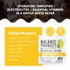 BYB Mixers Mango Margarita Cocktail Mix Packets (12 Pack) Infused with Electrolytes and Vitamins, 10 Calories, 2g Organic Sugar, 3g Carbs, Cocktail and Mocktail Mixer, Organic Natural Ingredients view 2