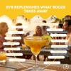 BYB Mixers Mango Margarita Cocktail Mix Packets (12 Pack) Infused with Electrolytes and Vitamins, 10 Calories, 2g Organic Sugar, 3g Carbs, Cocktail and Mocktail Mixer, Organic Natural Ingredients view 3