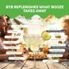 BYB Mixers Skinny Margarita Cocktail Mix Packets (12 Pack) Infused with Electrolytes and Vitamins, 5 Calories, 1g Organic Sugar, 2g Carbs, Cocktail and Mocktail Mixer, Organic Natural Ingredients view 3