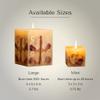 Large Apple Vanilla Botanical Candle Natural Soy & Beeswax Clean Scent Long Lasting Eco Friendly Refillery Haus view 4