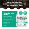 BYB Mixers Cucumber Mint Martini Cocktail Mix Packets (12 Pack) Infused with Electrolytes & Vitamins, 5 Calories, 1g Organic Sugar, 2g Carbs, Cocktail & Mocktail Mixer, Organic Natural Ingredients view 2