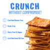 Every Body Eat Gluten Free Pretzels, Sea Salt Pretzel Thins Grain Free, Healthy Vegan Snacks, Dairy Free, Seed Oil Free Pretzel Crackers (Pack of 2), 4 oz Bags view 3