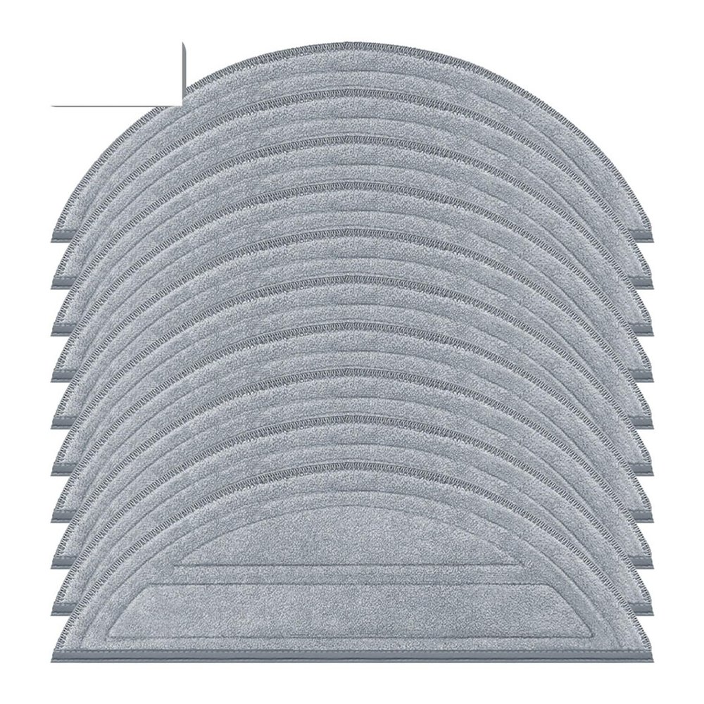 10/4PCS Microfiber Mop Cloth Kit Compatible For Roborock Q10 S5/Q10 S5+/Q10 VF/Q10 VF+/Q10V/Q10V+ Attaches Seamlessly To Vacuum Cleaner(10PCS)