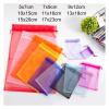 SOFXnng 50pcs Organza Bags 7x9 9x12 10x15 13x18 15x20 17x23cm Jewelry Packaging Pouches Wedding Party Candy Boxes for Wedding,Party Supplies(Color 13,11X16CM_50PCS) view 2