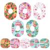30 Pack Adhesive Patches Compatible with Dexcom G7, Flower CGM Sensor Patches with Hole, Waterproof Sensor Covers for Dexcom G7 Breathable, Pre-Cut Protective Tape Adhesive Tape Stickers(5 Styles) view 1