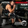 Jaffick 7mm Neoprene Knee Sleeves Support (1 Pair) & Compression Wraps - Lifting Sleeve for The Best Squats Weightlifting, Powerlifting Squats, Fitness for Men & Women view 4