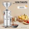 33LBS/H Commercial Peanut Butter Maker Machine, Electric Grain Grinder Sesame Grinding Machine with Large Hopper, Detachable Peanut Butter Maker Machine Sesame Sauce Grinder For Dry Raw Materials view 4