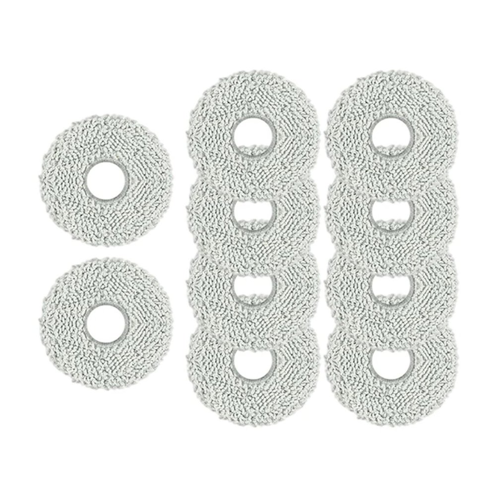 10pcs Mop ClothCompatible For Karcher RCV 5 Plus Sweeping And Mopping Robot Home Appliance Accessories