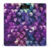 Abstract Color Cubes Purple Bathroom Scale,Highly Accurate Digital Weighing Machine for People Bright LED Display Weight Scale for The Aldult Home Use view 1