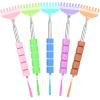 Afarnook 5 Pack Back Scratcher Bulk Portable Extendable Back Scratcher with Sponge Handles Macaron Stainless Steel Telescoping Massage Tool for Men Women Gifts Christmas Stocking Stuffers view 1