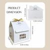 30 Pack Real Estate Agent Supplies Realtor Supplies & Open House Supplies Gift Set, Real Estate Agent Gifts for Clients with House Gift Boxes, Greeting Cards & Beige Bows for Closings and Marketing view 2