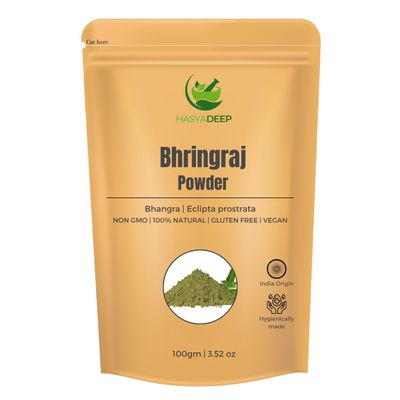 Hasyadeep Bhringraj Powder | Eclipta prostrata (200gm/7.05oz)