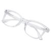 VisionGlobal Blue Light Blocking Glasses for Women/Men, Anti Eyestrain, Computer Reading, TV Glasses, Stylish Square Frame, Anti Glare (Clear, No Magnification) view 1