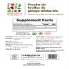 UNLEASH'D ORGANIC Organic Ginkgo Biloba Powder 16 oz, 100% Pure, Vegan, Raw, Non-GMO, Nutrient-Rich Superfood view 2