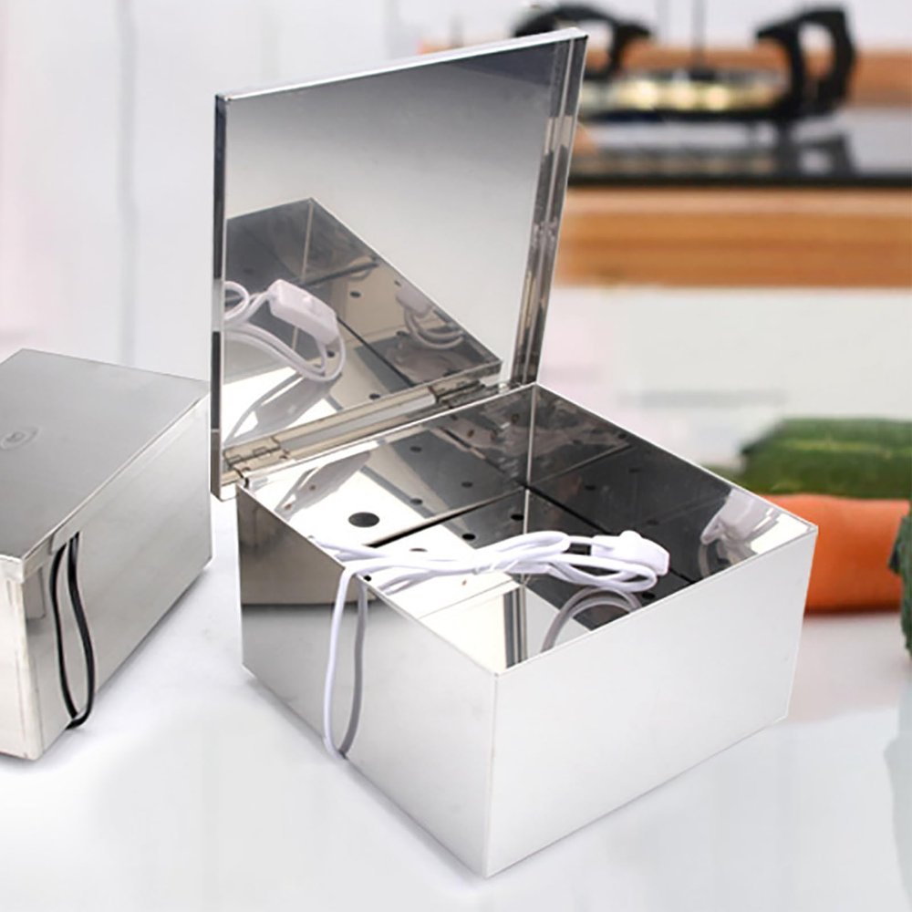LHQYA Electric Seaweed Drying Box, Stainless Steel Seaweed Oven, Adjustable Temperature, Heats Nori to a Crisp Finish, for Sushi Restaurants and Home Use