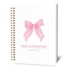 KIDEAR Christian Journal for Women, Prayer Notebook for Bible Study Notes,Cute Pink Bow Faith Journal,Coquette Preppy Christian Gifts for Teen Girls,Church Note Bible Study Supplies - A04 view 1